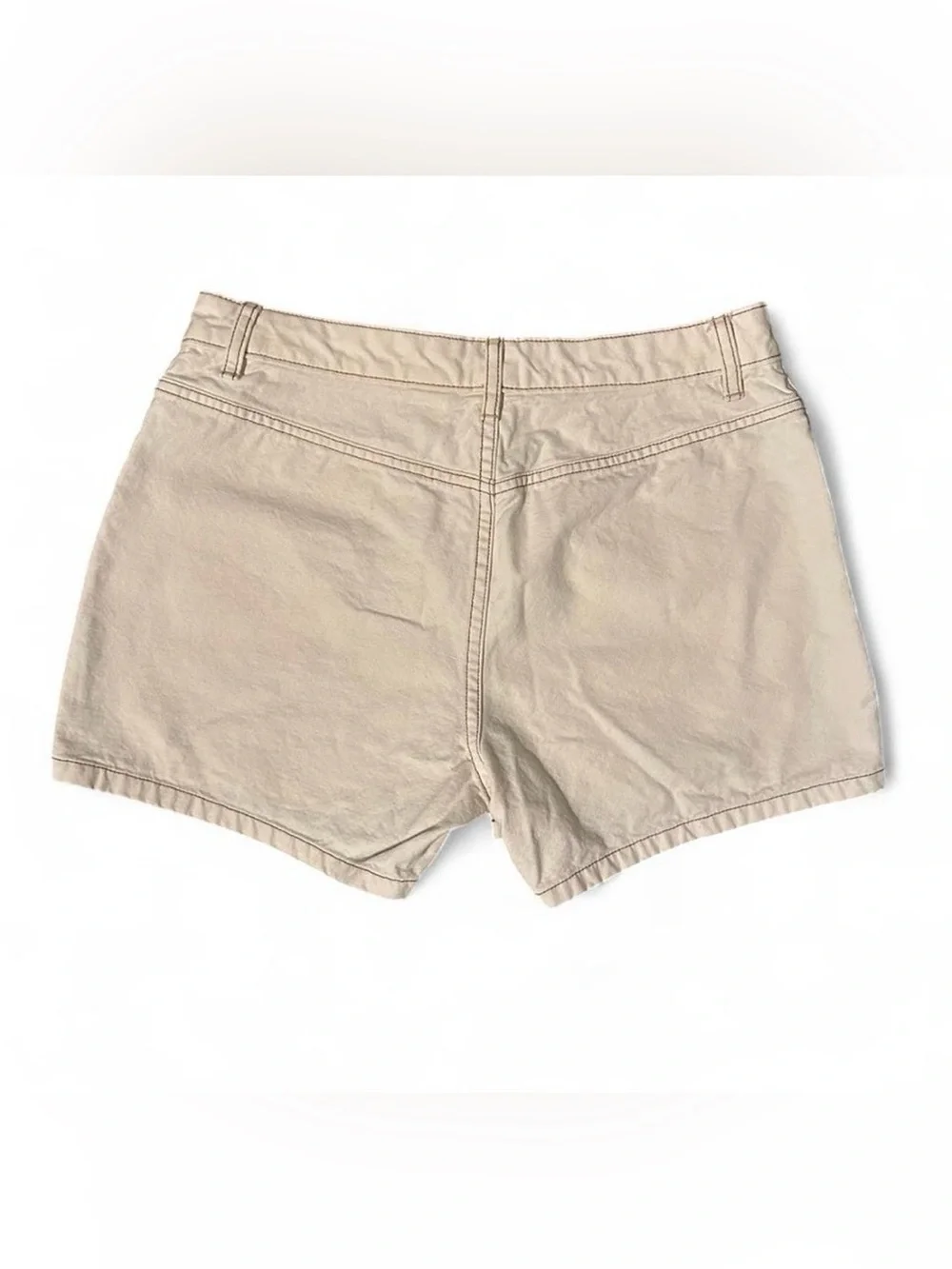 Women’s Y2K 2002 Old Navy Cream Denim Shorts Size 6